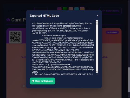 AI Profile Card Generator - 11