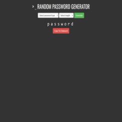  Random Password Generator