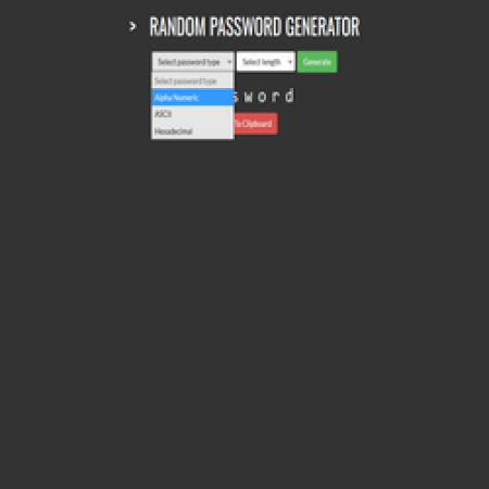  Random Password Generator - 1