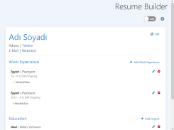  Resume Builder 